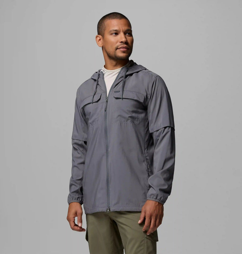 Men's Skien Valley Hooded Long Sleeve Shirt