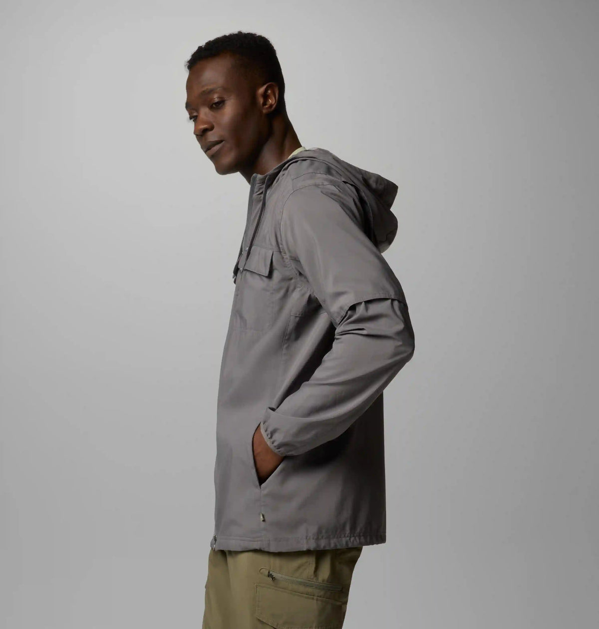 Men's Skien Valley Hooded Long Sleeve Shirt
