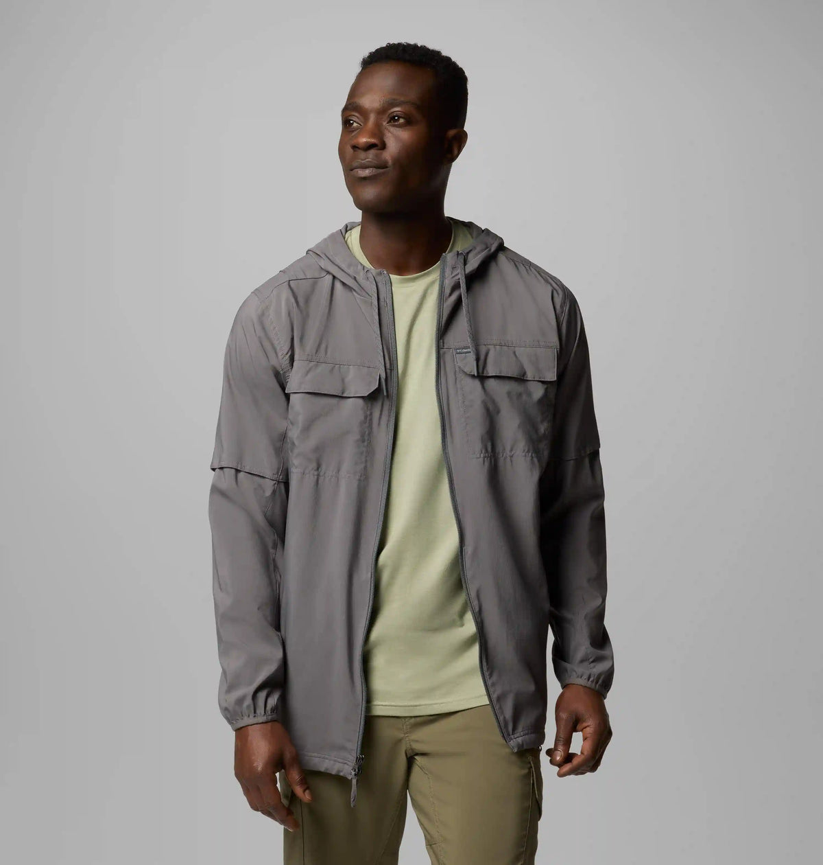 Men's Skien Valley Hooded Long Sleeve Shirt