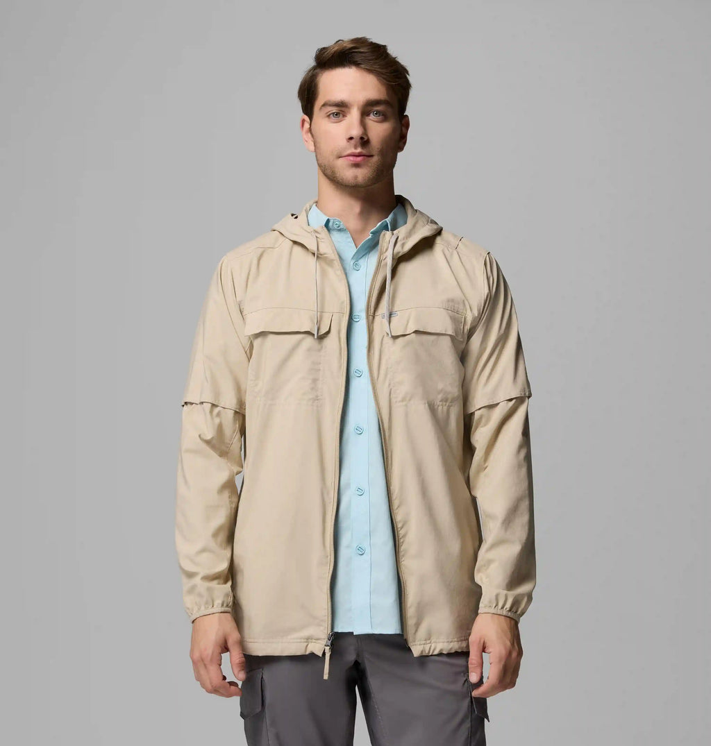 Men's Skien Valley Hooded Long Sleeve Shirt