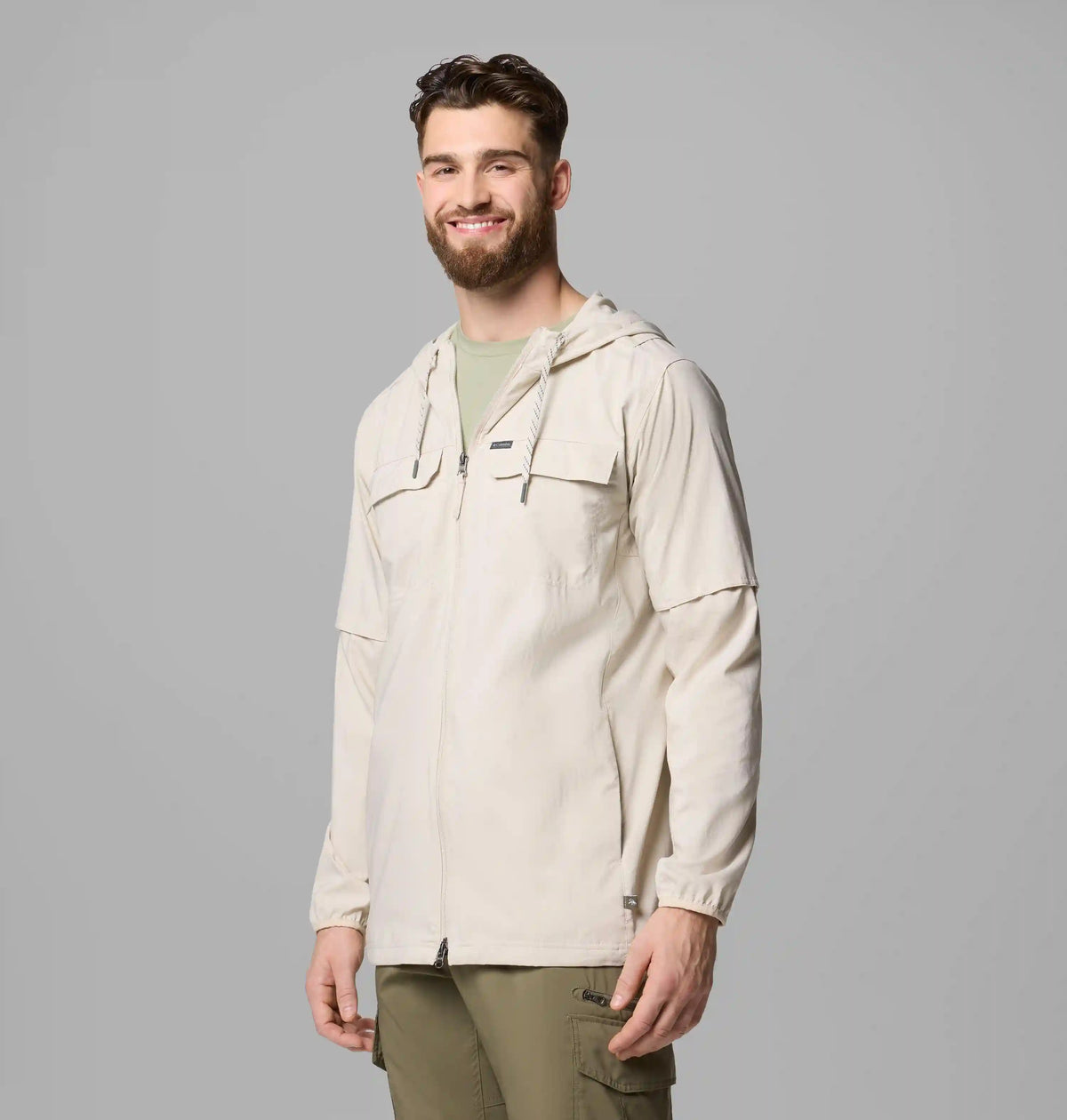 Men's Skien Valley Hooded Long Sleeve Shirt