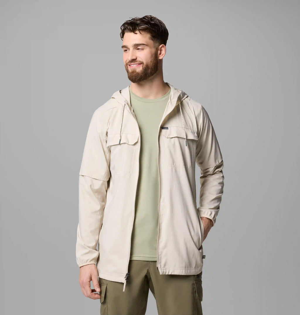 Men's Skien Valley Hooded Long Sleeve Shirt