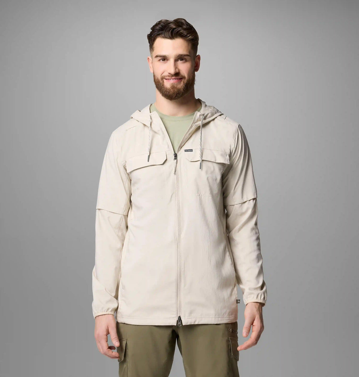 Men's Skien Valley Hooded Long Sleeve Shirt