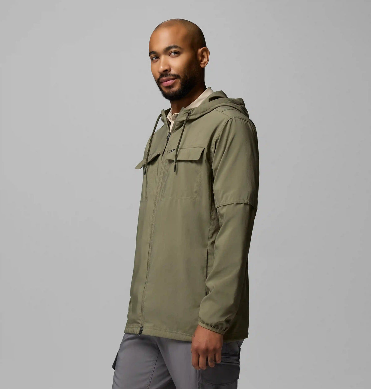 Men's Skien Valley Hooded Long Sleeve Shirt