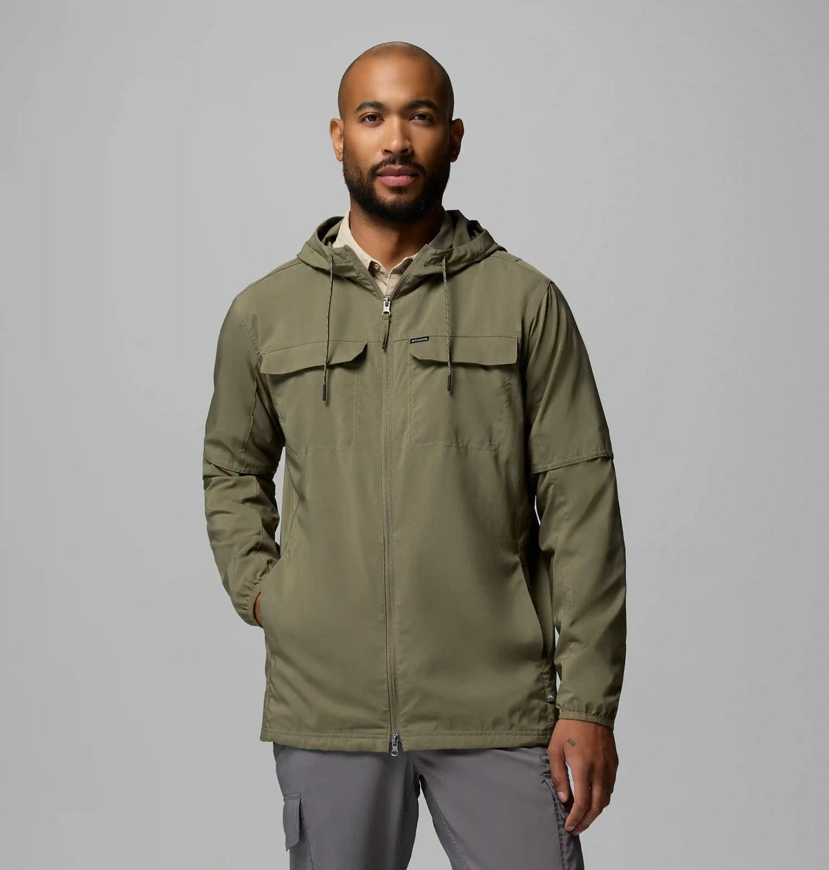 Men's Skien Valley Hooded Long Sleeve Shirt