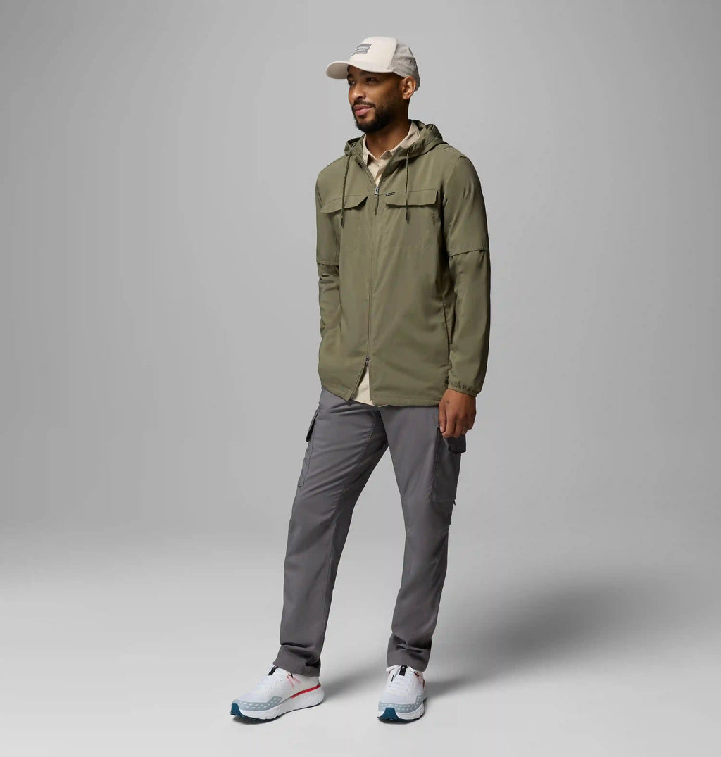 Men's Skien Valley Hooded Long Sleeve Shirt
