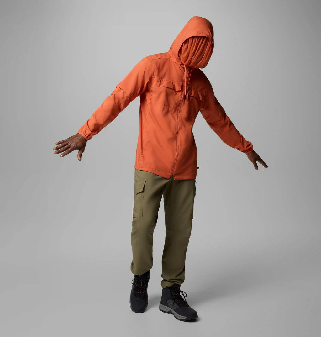 Men's Skien Valley Hooded Long Sleeve Shirt