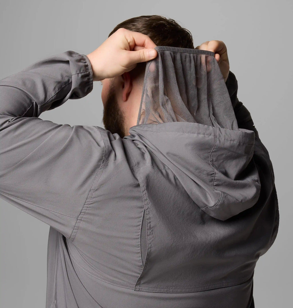 Men's Skien Valley Hooded Long Sleeve Shirt - Big