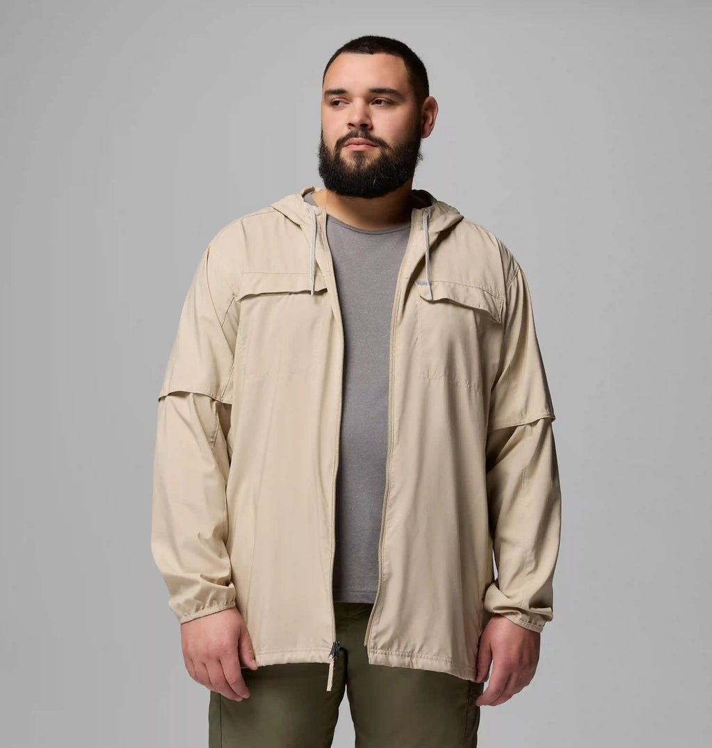 Men's Skien Valley Hooded Long Sleeve Shirt - Big