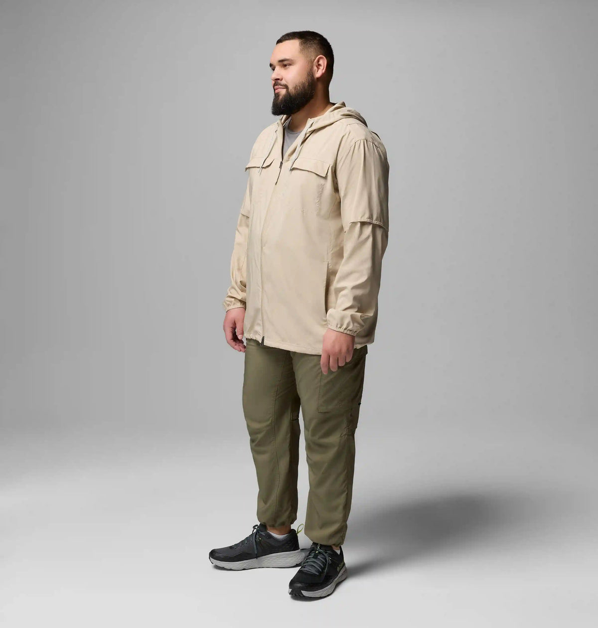 Men's Skien Valley Hooded Long Sleeve Shirt - Big