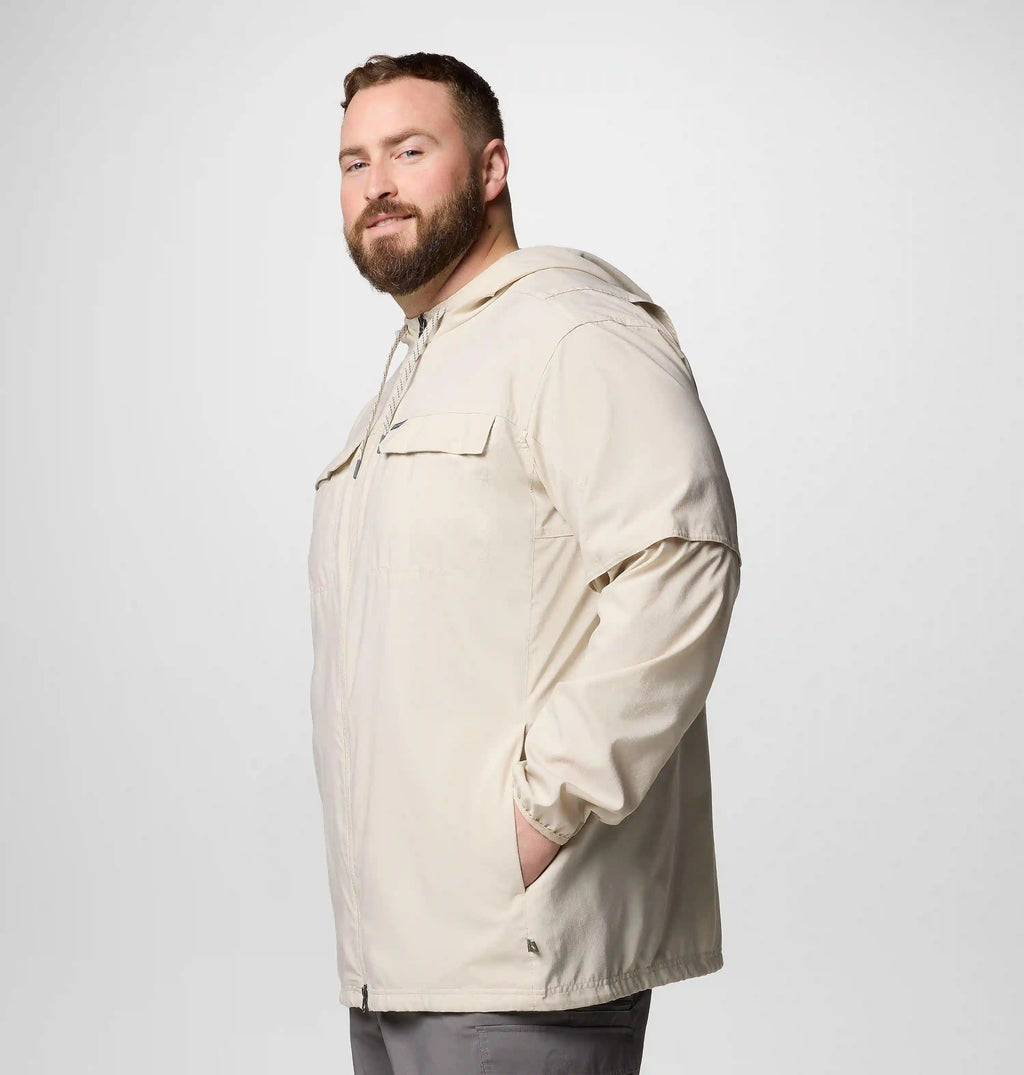 Men's Skien Valley Hooded Long Sleeve Shirt - Big