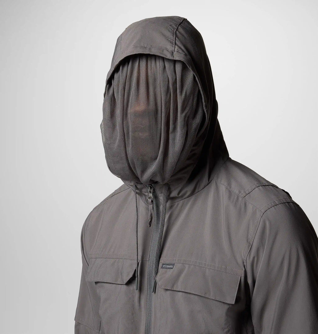Men's Skien Valley Hooded Long Sleeve Shirt - Tall