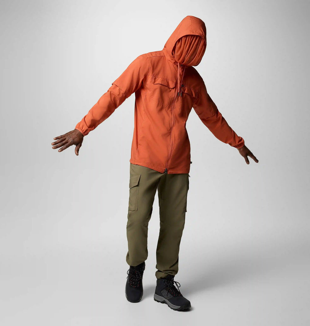 Men's Skien Valley Hooded Long Sleeve Shirt - Tall