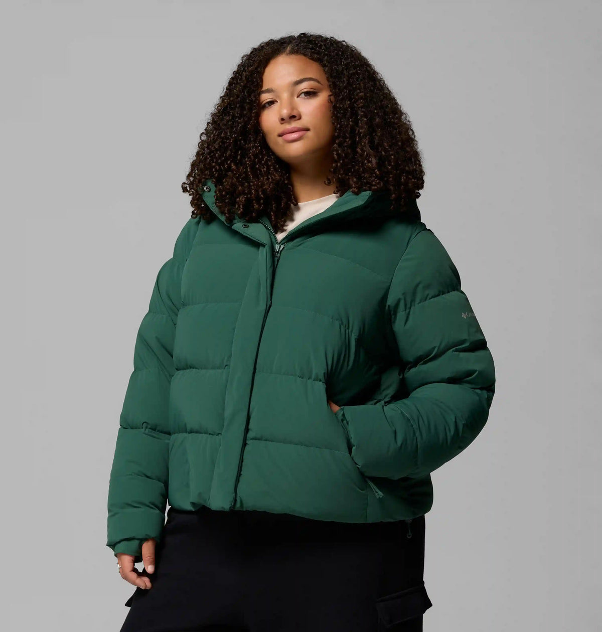 Women's Amaze Puff Hooded Jacket - Plus Size