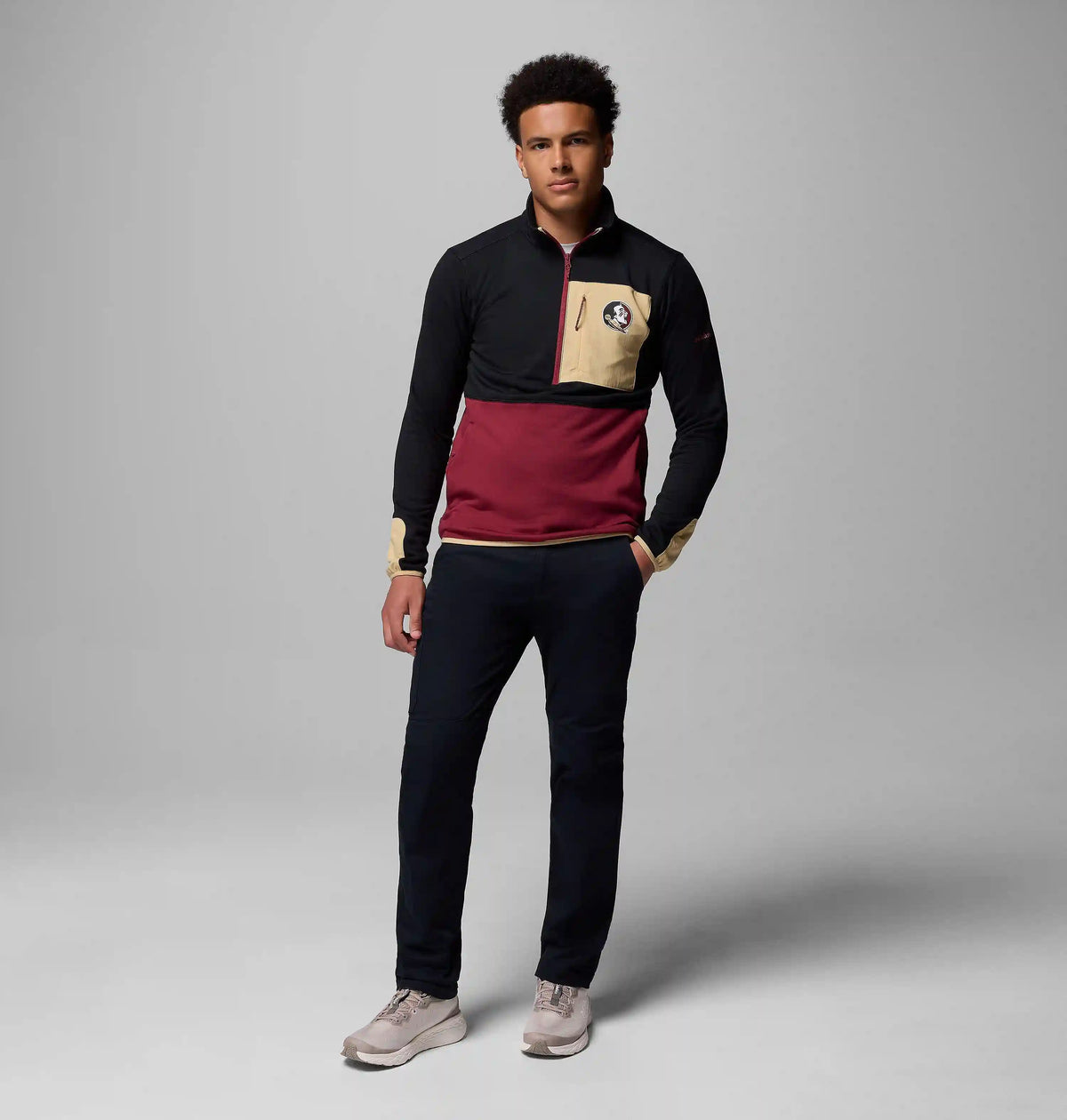 Men's Collegiate Columbia Hike Half Zip Jacket - Florida State