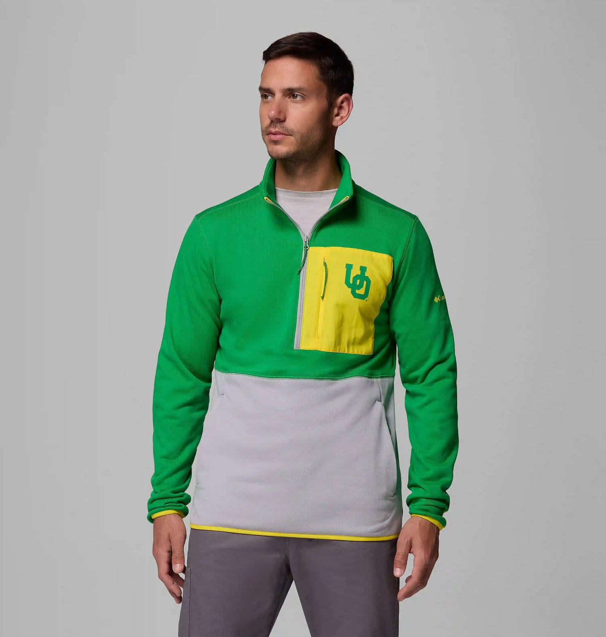 Men's Collegiate Columbia Hike Half Zip Jacket