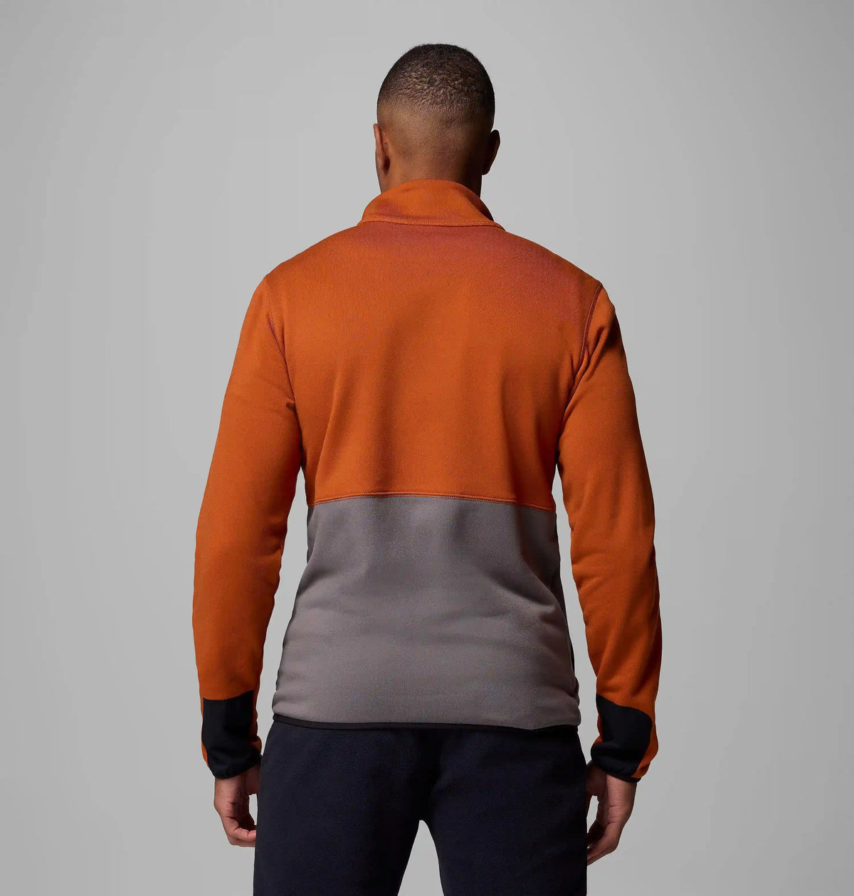 Men's Collegiate Columbia Hike Half Zip Jacket - Texas