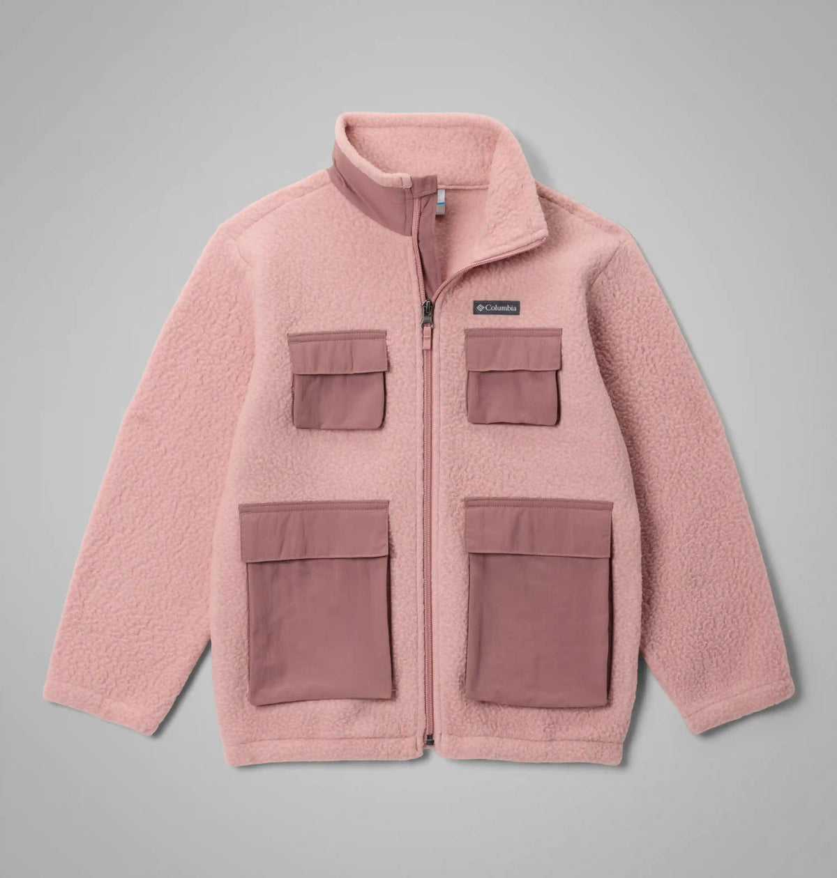Kids' Jasper Ridge Pebbled Fleece Full Zip Jacket