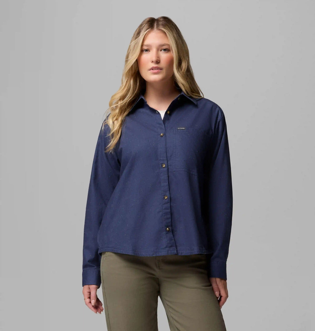Women's Blue Point Creek Woven Long Sleeve Shirt