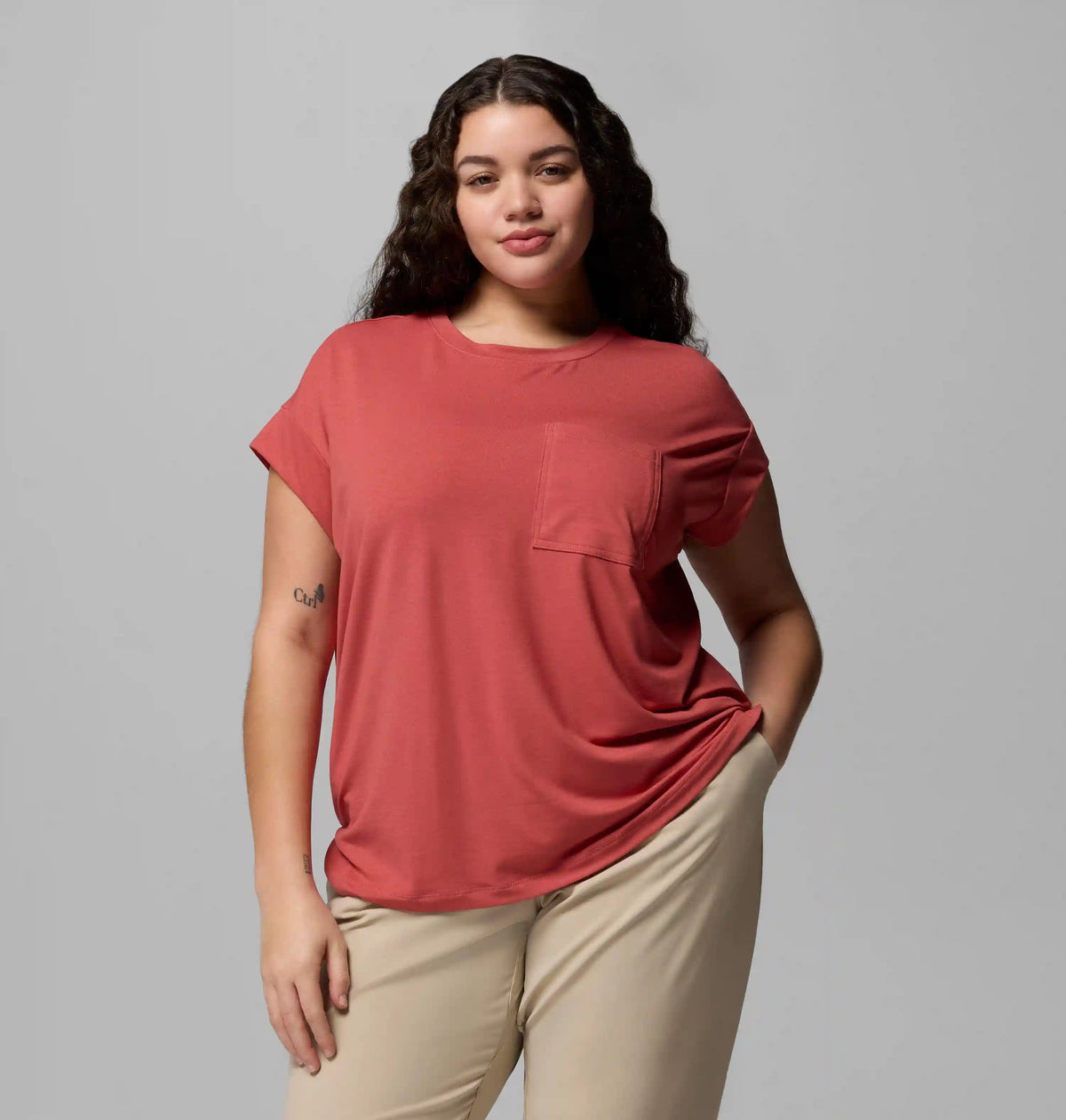 Women's Daniela Falls Short Sleeve Shirt - Plus Size