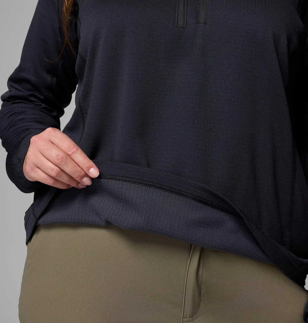 Women's Essential Hike Grid Fleece Half Zip Jacket - Plus Size
