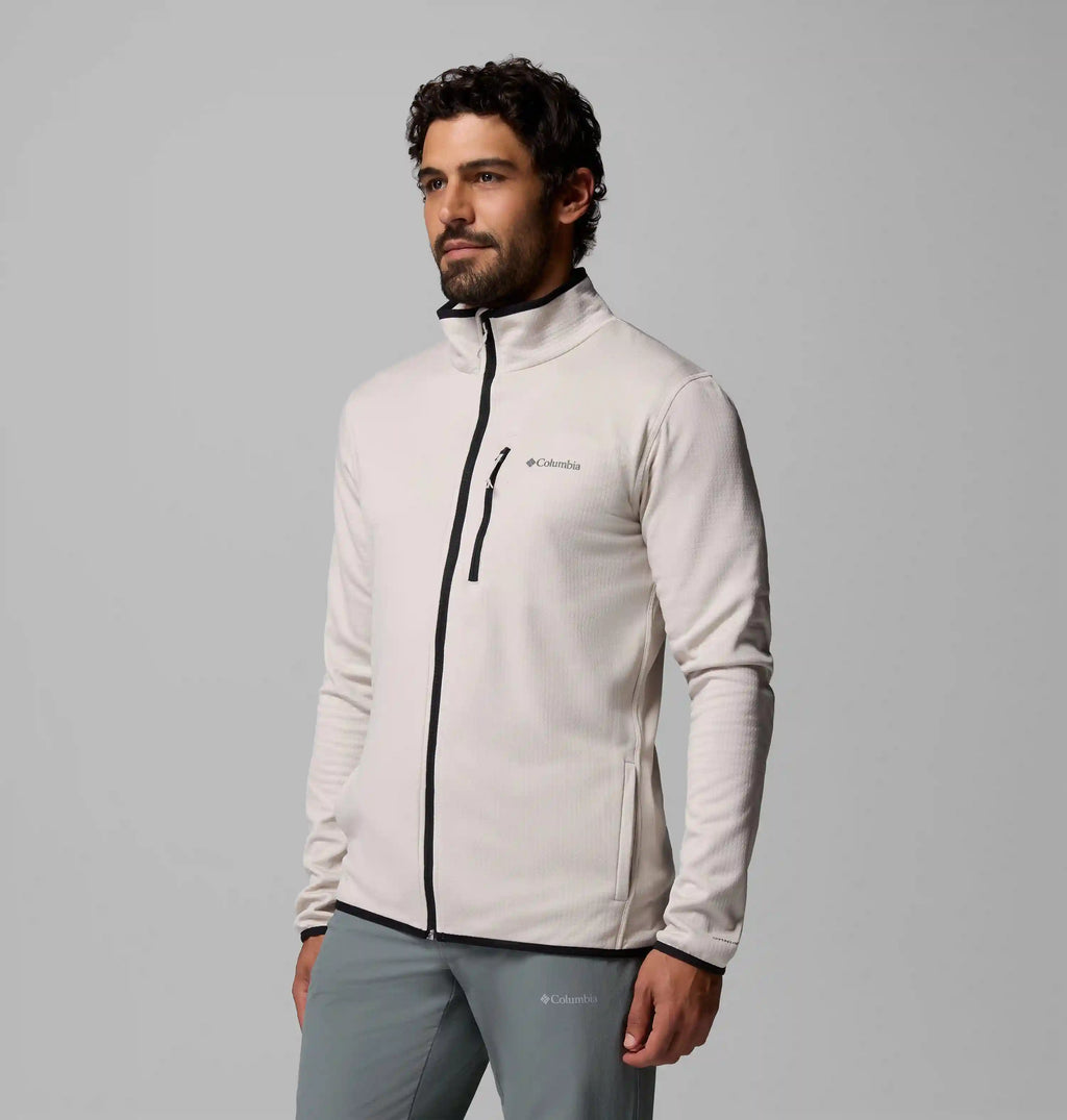 Men's Essential Hike Grid Fleece Full Zip Jacket