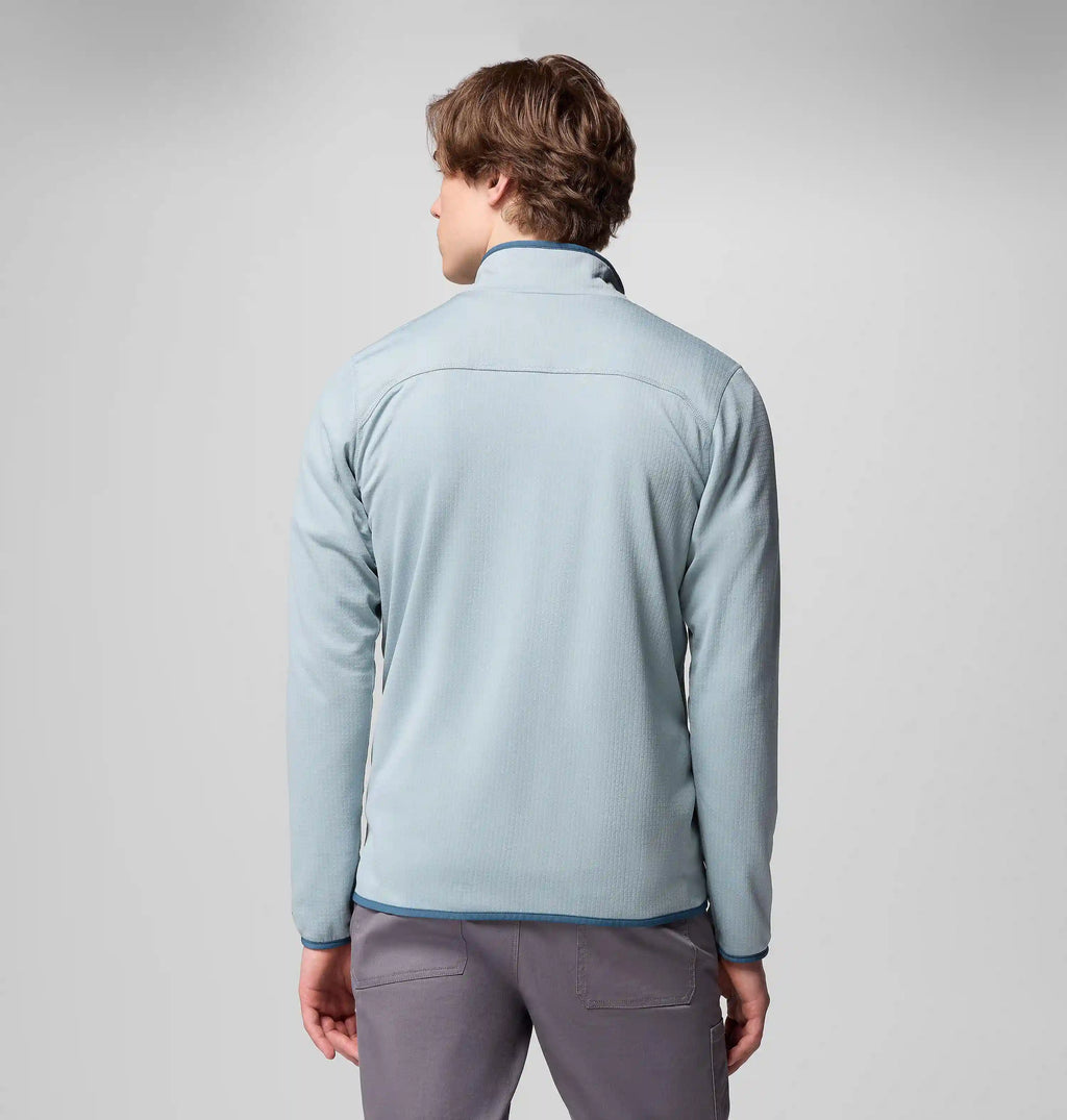 Men's Essential Hike Grid Fleece Full Zip Jacket