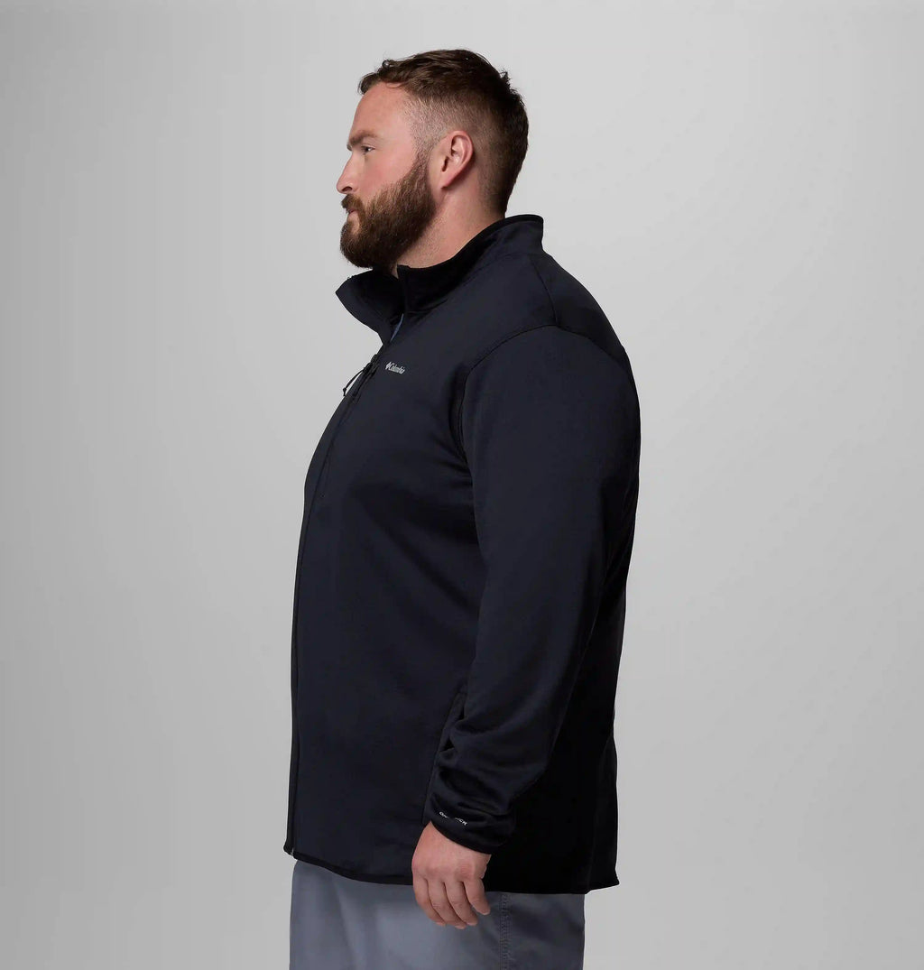 Men's Essential Hike Grid Fleece Full Zip Jacket - Big