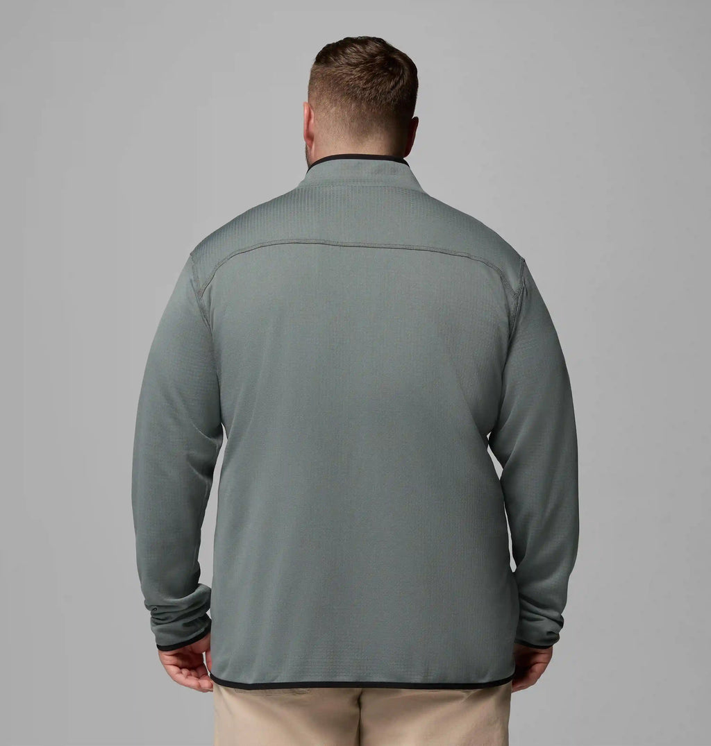 Men's Essential Hike Grid Fleece Full Zip Jacket - Big