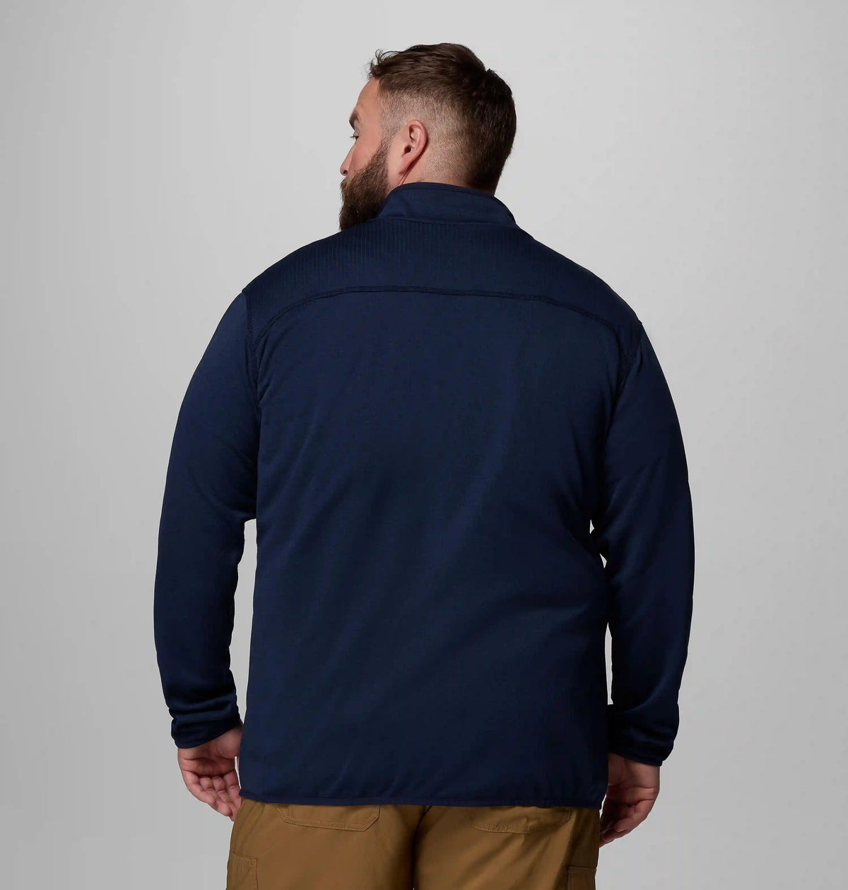 Men's Essential Hike Grid Fleece Full Zip Jacket - Big