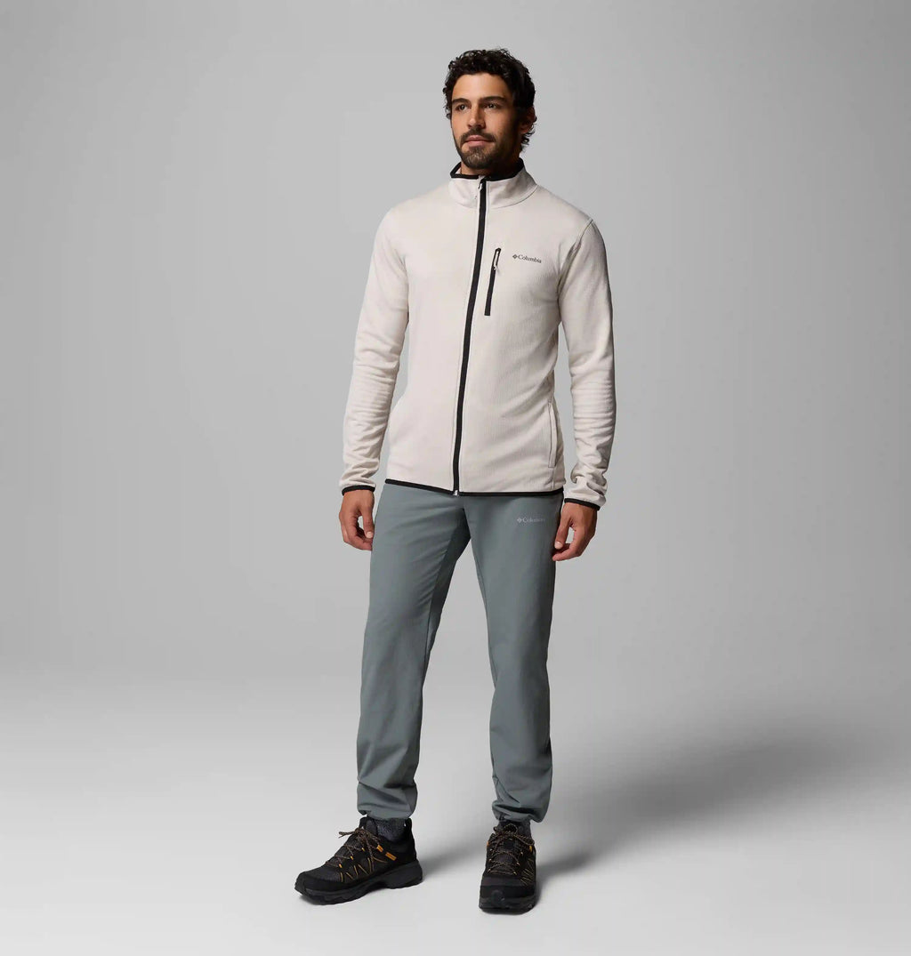 Men's Essential Hike Grid Fleece Full Zip Jacket - Tall