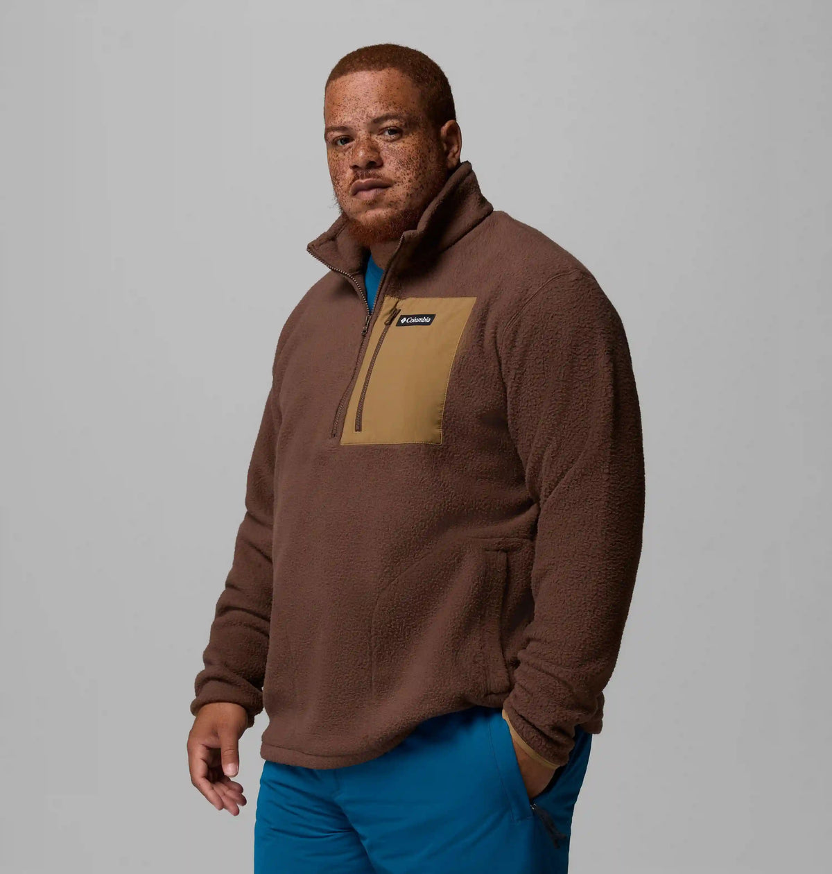 Men's Jasper Ridge Pebbled Half Zip Fleece - Big