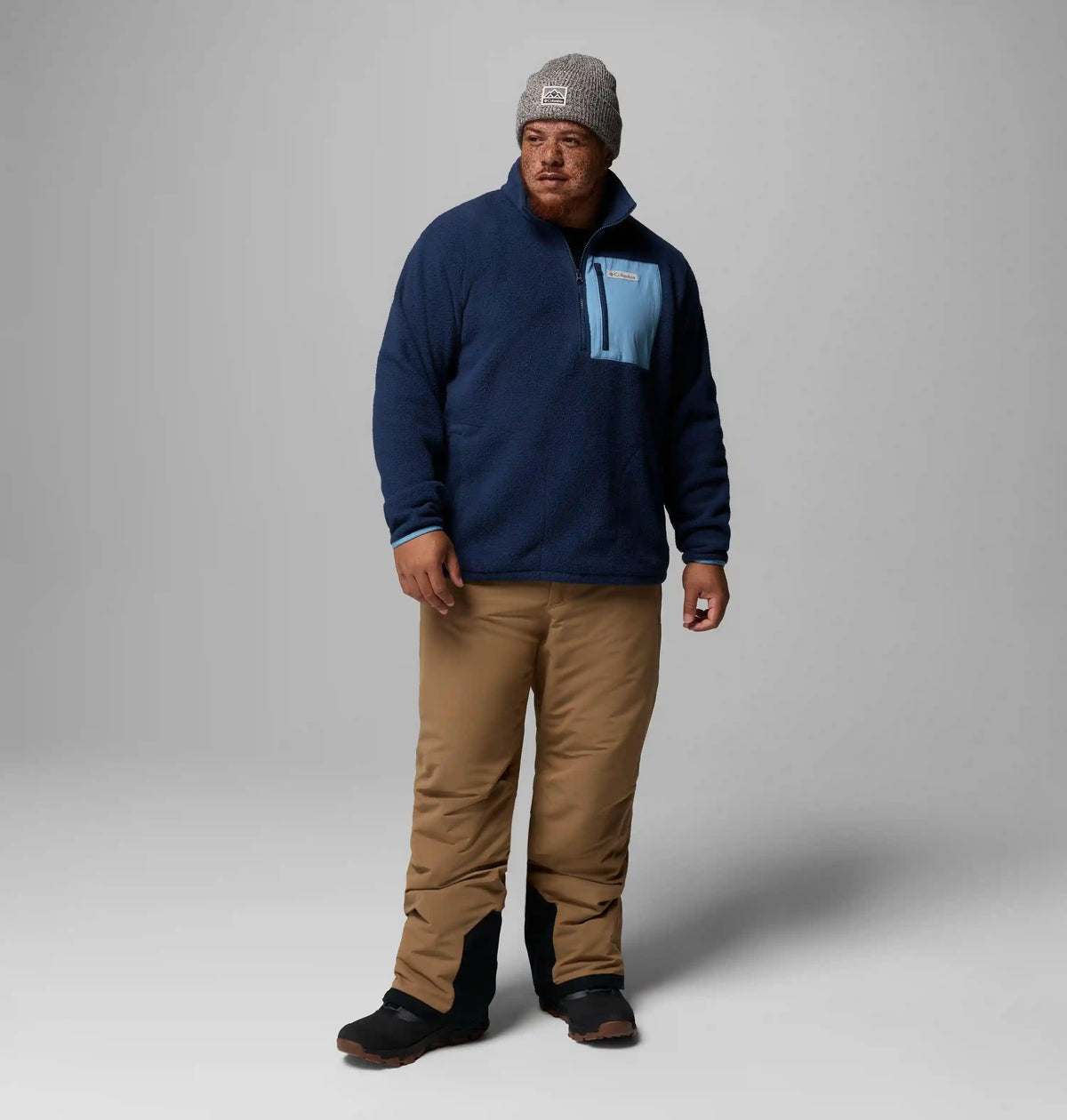 Men's Jasper Ridge Pebbled Half Zip Fleece - Big
