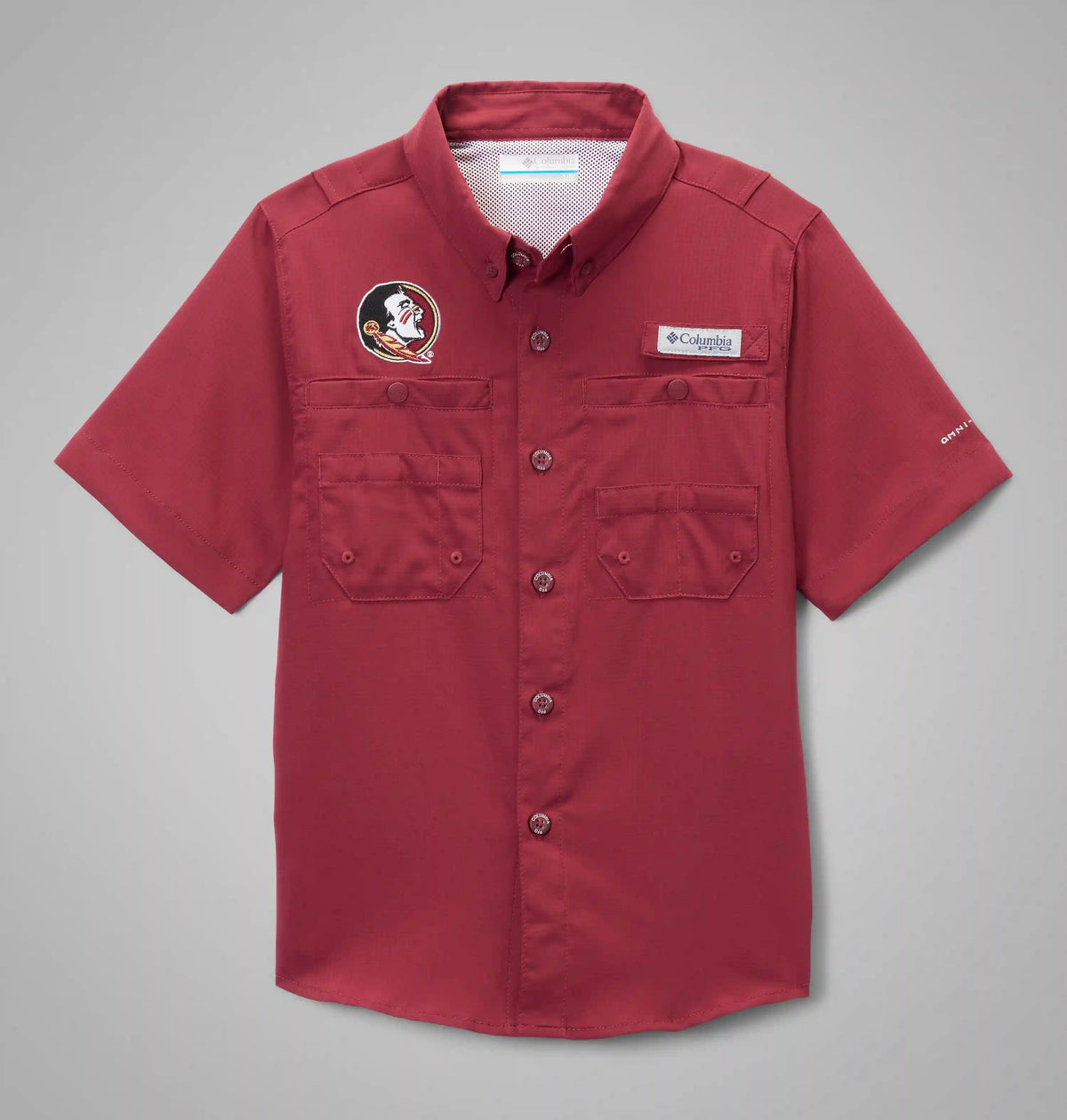 Kids' Collegiate PFG Tamiami Short Sleeve Shirt - Florida State