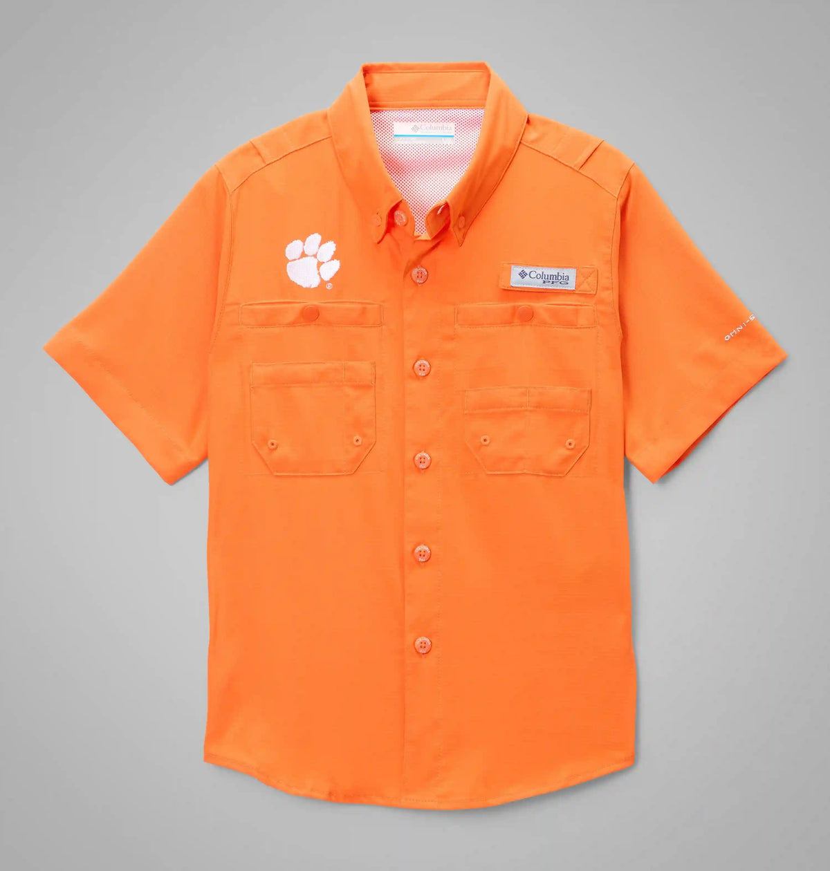 Kids' Collegiate PFG Tamiami Short Sleeve Shirt - Clemson
