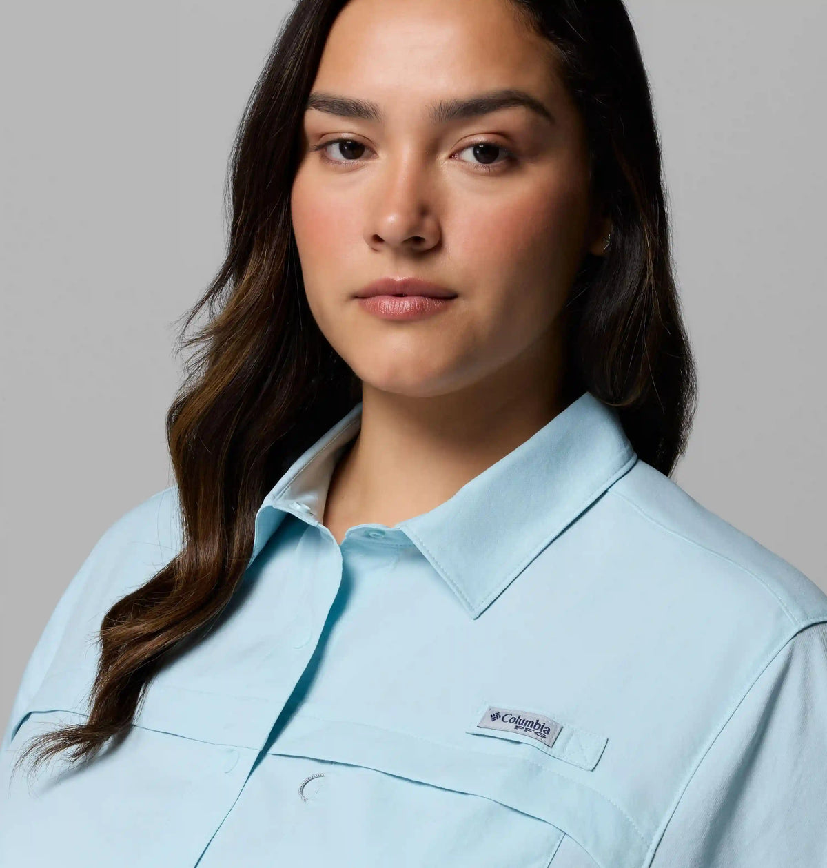 Women's PFG Castback Woven Short Sleeve - Plus Size