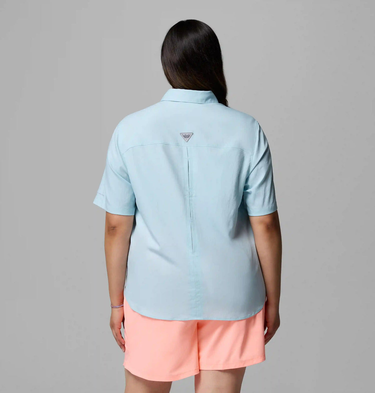 Women's PFG Castback Woven Short Sleeve - Plus Size