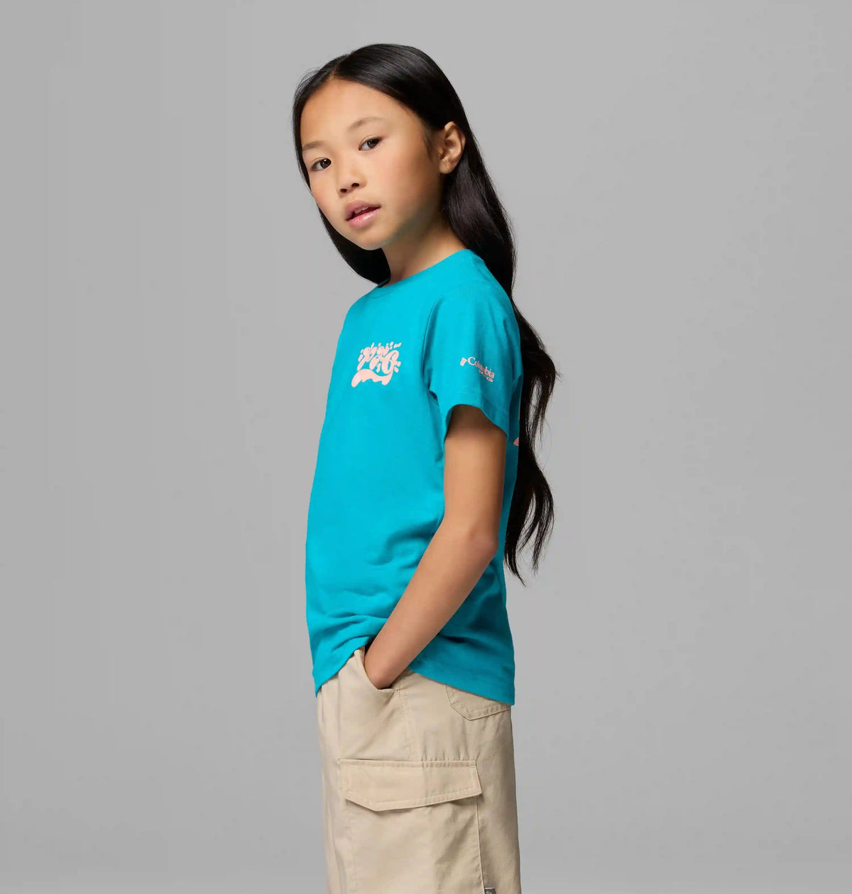 Girls' PFG Palm Waves Short Sleeve T-Shirt