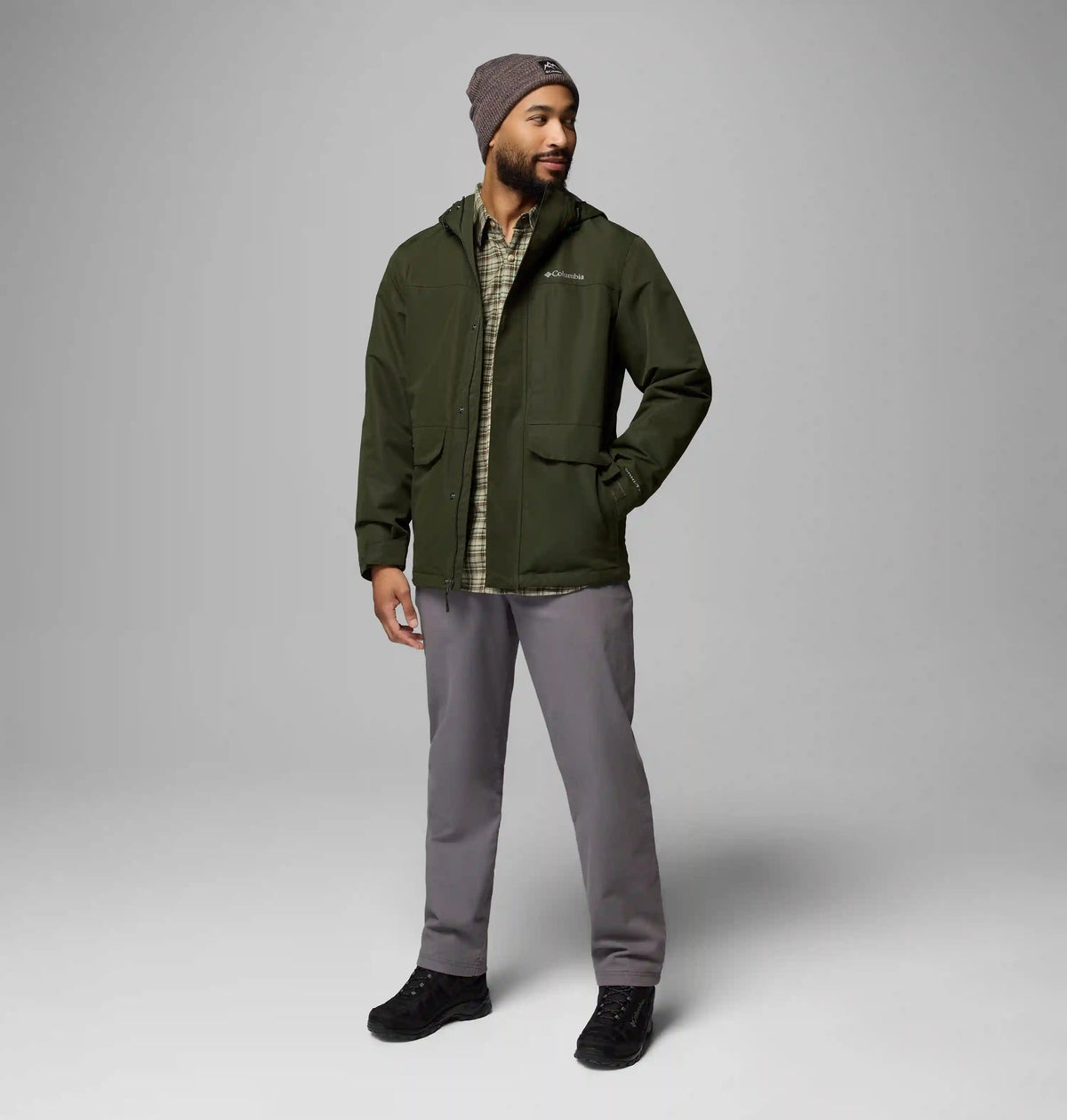 Men's Landroamer Fleece Lined Rain Jacket