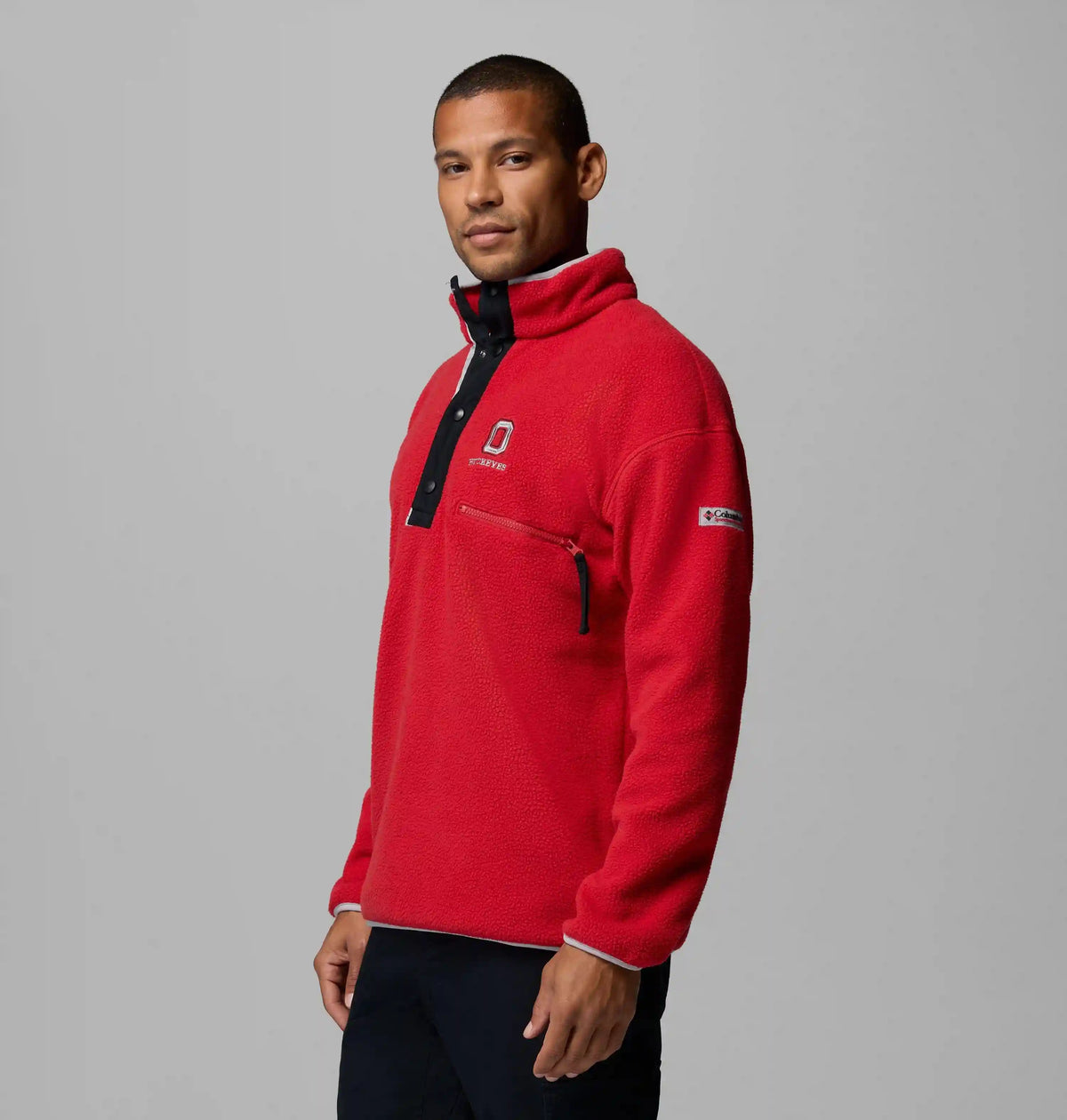 Men's Collegiate Helvetia Half Snap Fleece - Ohio State