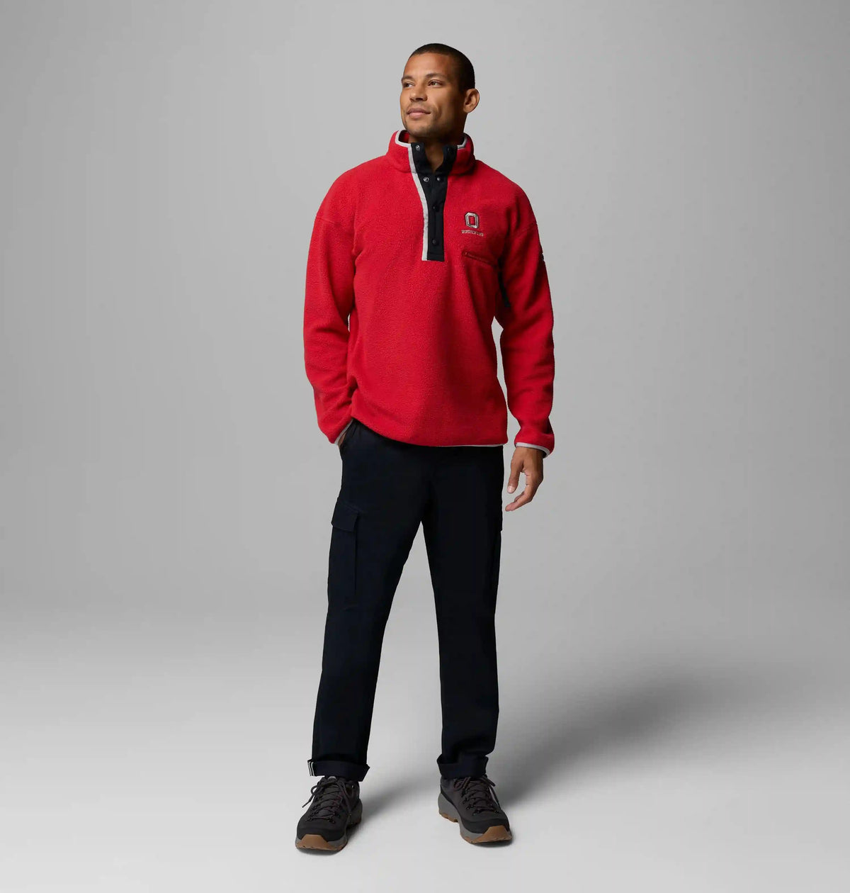 Men's Collegiate Helvetia Half Snap Fleece - Ohio State