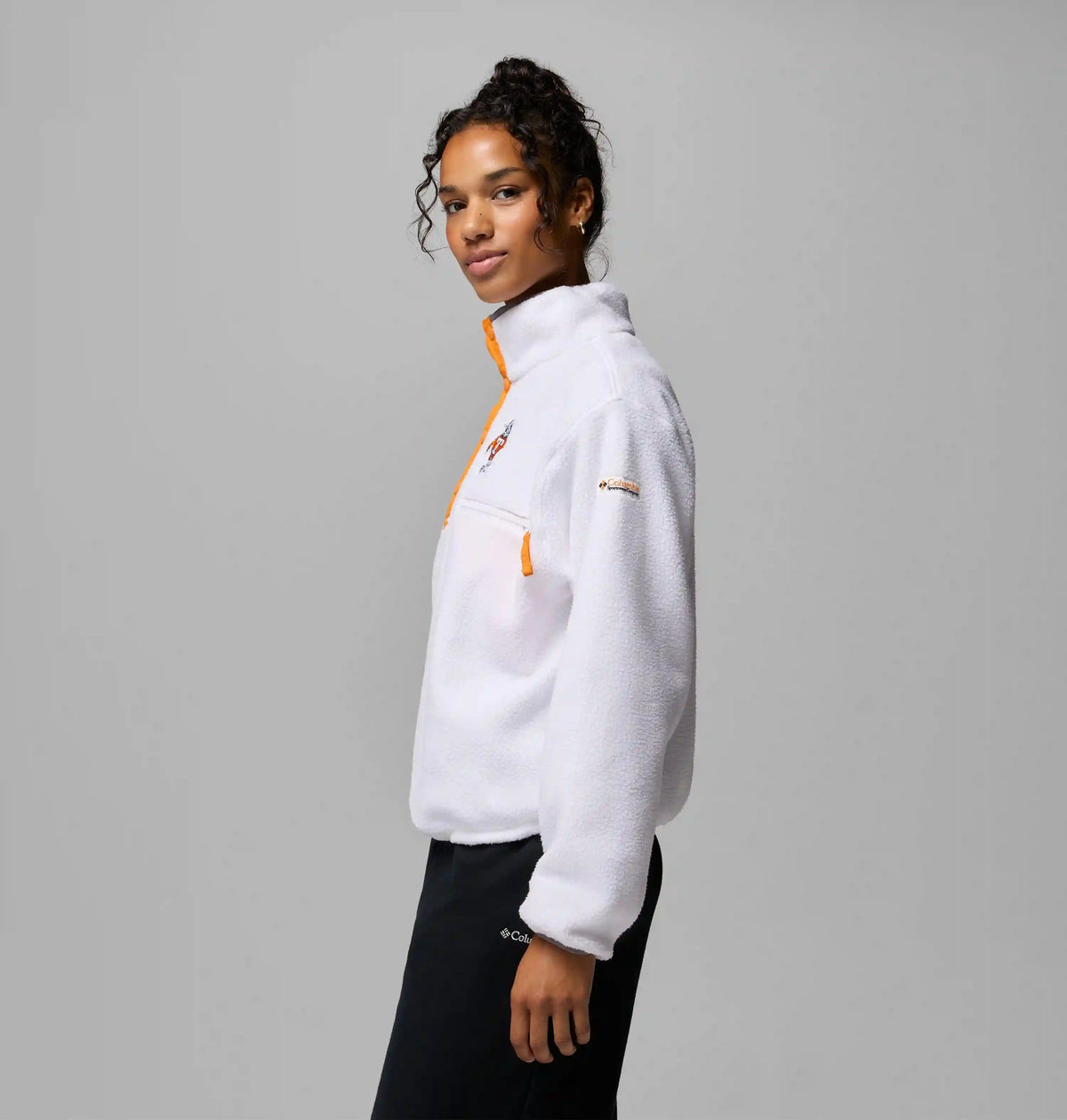 Women's Collegiate Helvetia Cropped Half Snap Fleece - Tennessee