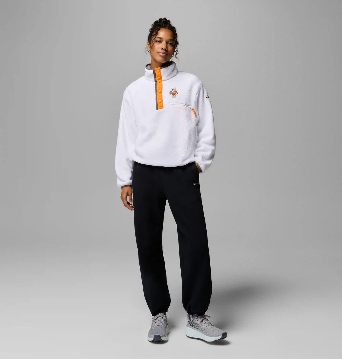 Women's Collegiate Helvetia Cropped Half Snap Fleece - Tennessee