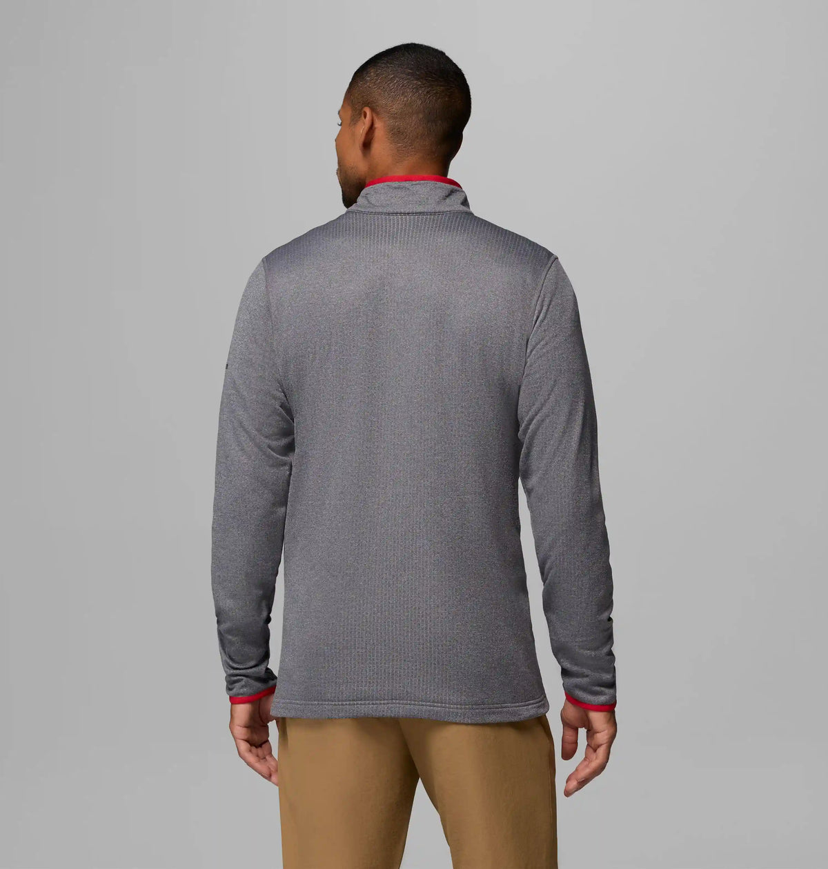 Men's Collegiate Essential Hike Grid Fleece Half Zip - Ohio State