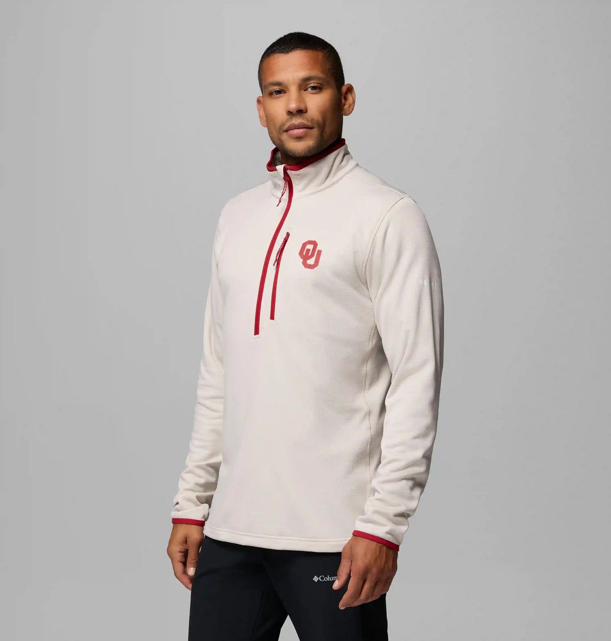 Men's Collegiate Essential Hike Grid Fleece Half Zip - Oklahoma
