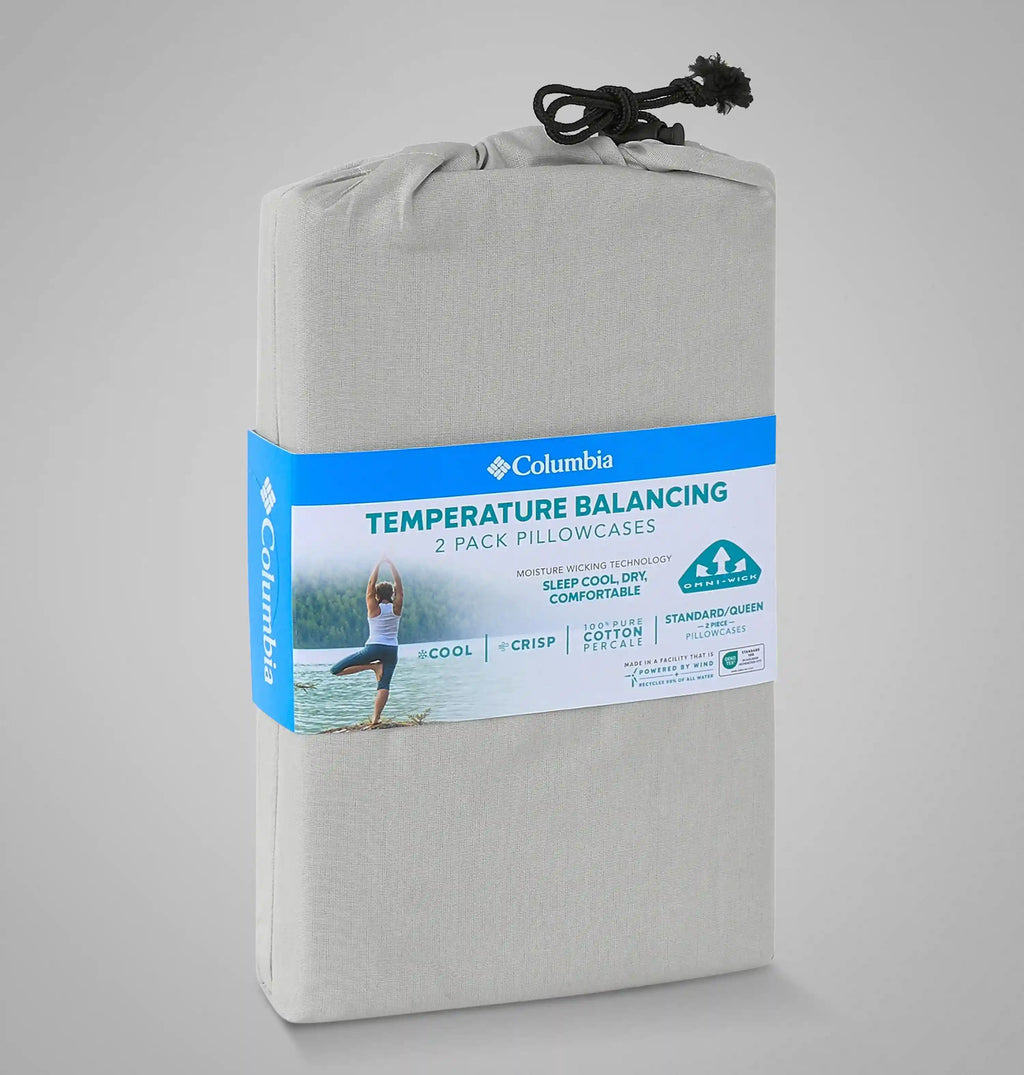 Omni-Wick Cotton Percale Pillowcase - King