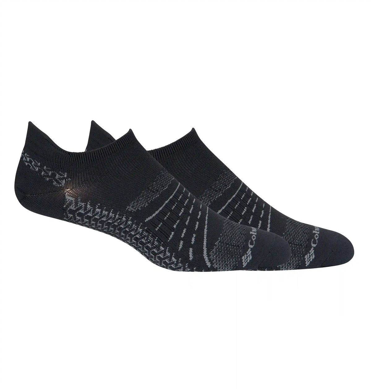 Men's Mapped BRR No-Show Lightweight Socks - 2 Pack
