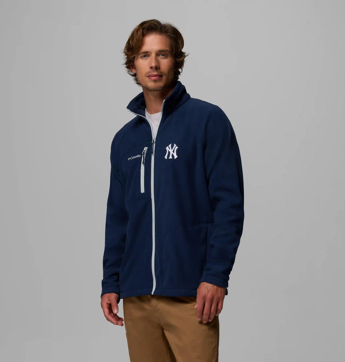 MLB Fast Trek II Full Zip Fleece - New York Yankees