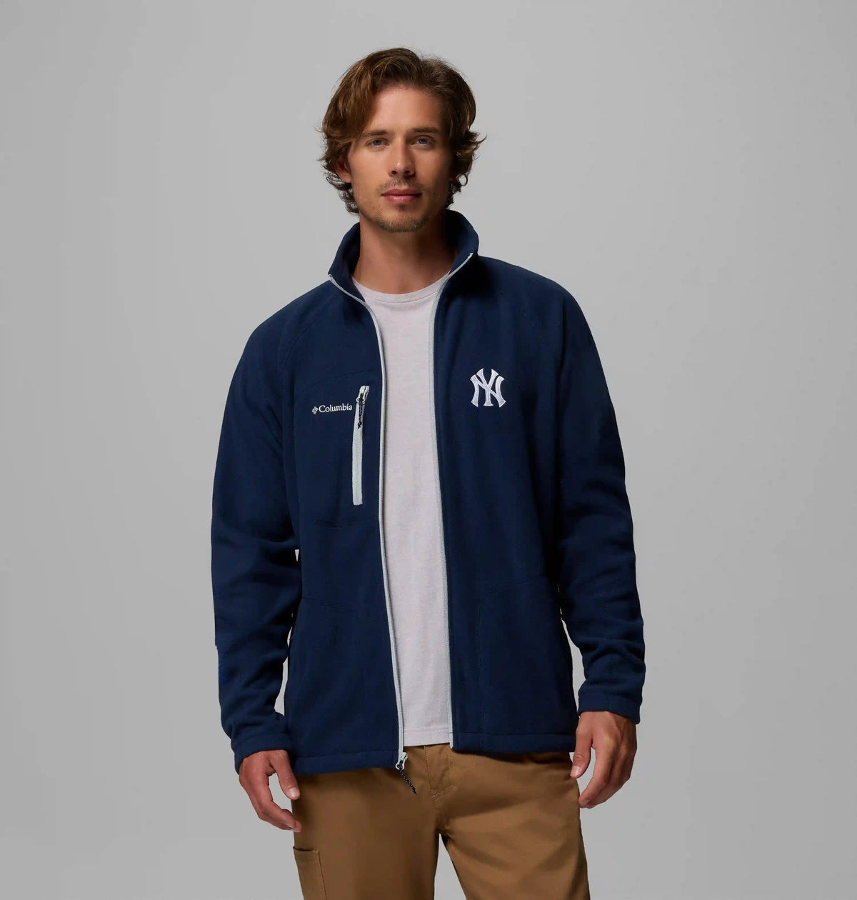 MLB Fast Trek II Full Zip Fleece - New York Yankees