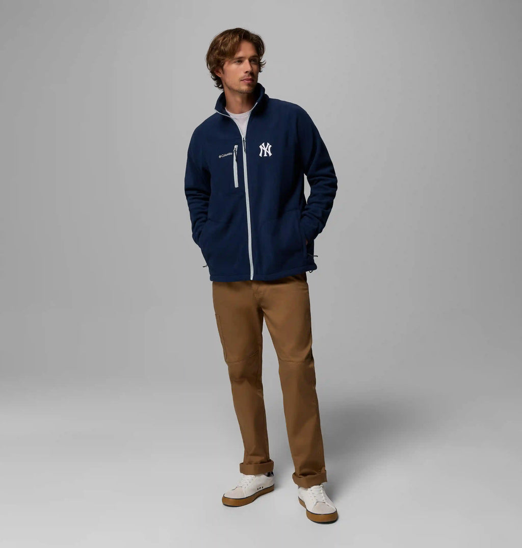 MLB Fast Trek II Full Zip Fleece - New York Yankees